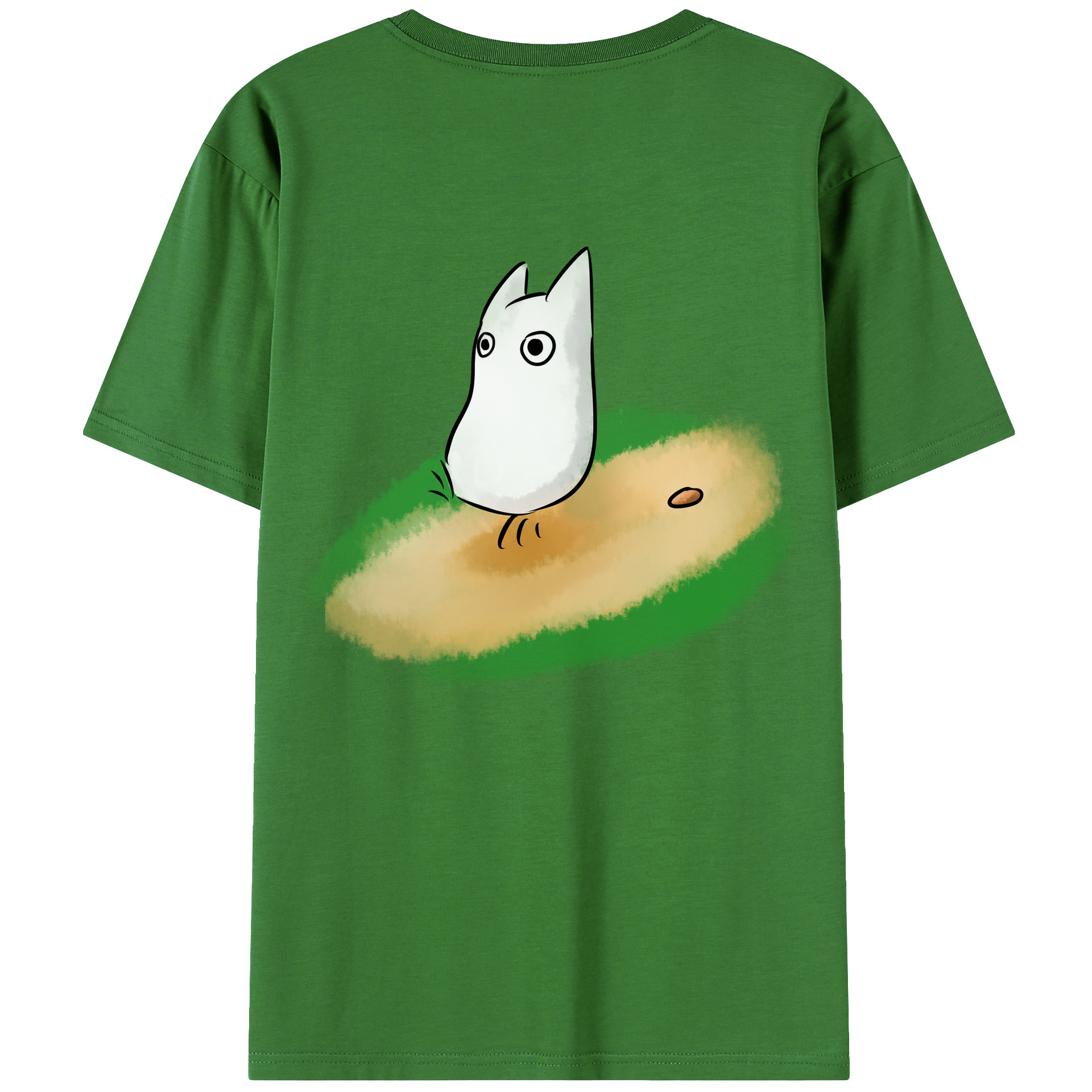 （画像用） となりのトトロ 草壁メイ 草壁サツキ My Neighbor Totoro Satsuki Kusakabe Mei Kusakabe レディース半袖Tシャツ(バックプリント)